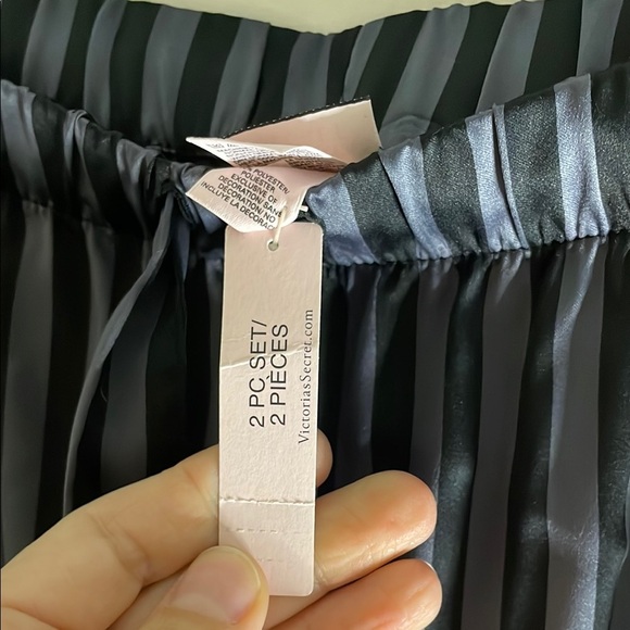 Victoria's Secret Black Striped Pajama Set - Picture 7 of 7